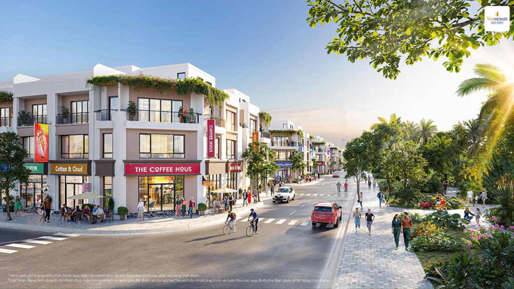 Cập nhật giá bán và chính sách ưu đãi căn hộ shophouse thương mại Vinhomes Hóc Môn