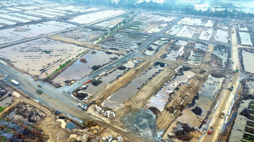 Giải phóng mặt bằng vinhomes Hóc Môn