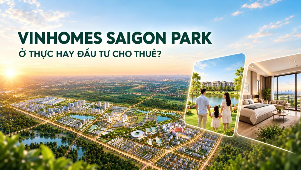 Mua nhà Vinhomes Saigon Park để ở thực hay đầu tư cho thuê?