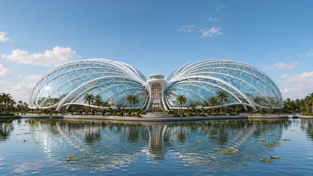 Vườn hoa mái kính - Vinhomes Saigon Park